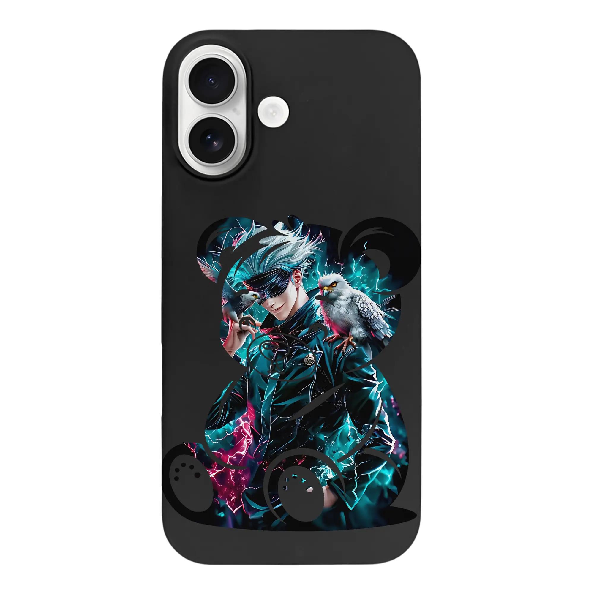 呪術廻戦 グッズ,五条 悟 - iPhone 17 シリーズ シリコンケース 薄型 耐衝撃 指紋防止 ソフトタッチカバー 精密フィット 傷防止 保護ケース iPhone 17/17 Air/17 Pro/17 Pro Max 対応